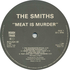 Виниловая пластинка THE SMITHS MEAT IS MURDER