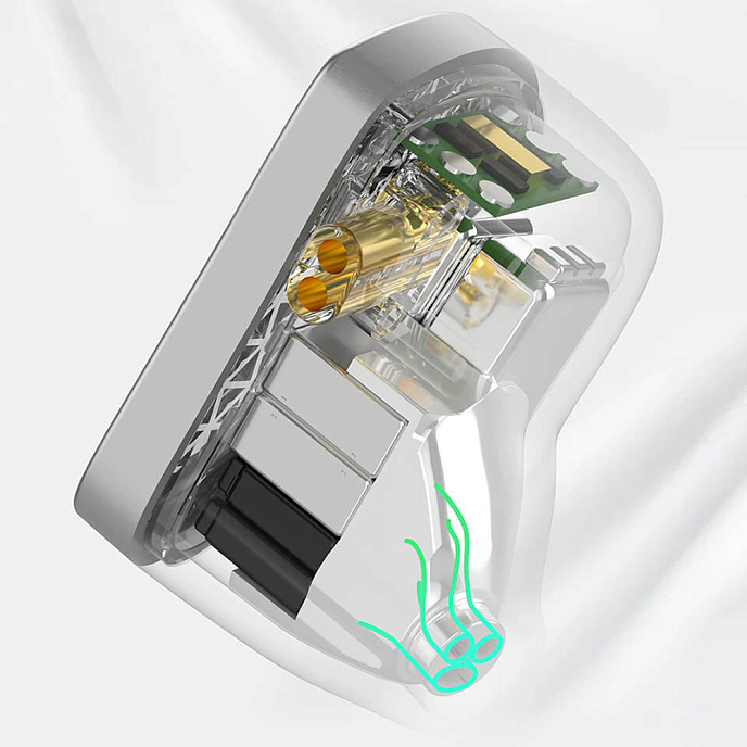 Наушники внутриканальные KZ AS16 PRO Standart Edition without mic Black - рис.7