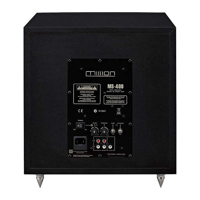 Сабвуфер Mission MS-400 Black - рис.2