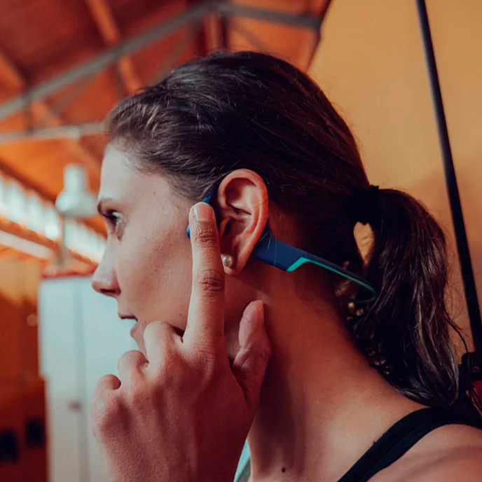 Беспроводные наушники SUUNTO Aqua Light reef blue водонепроницаемые беспроводные наушники с костной проводимостью_OpenBox - рис.8