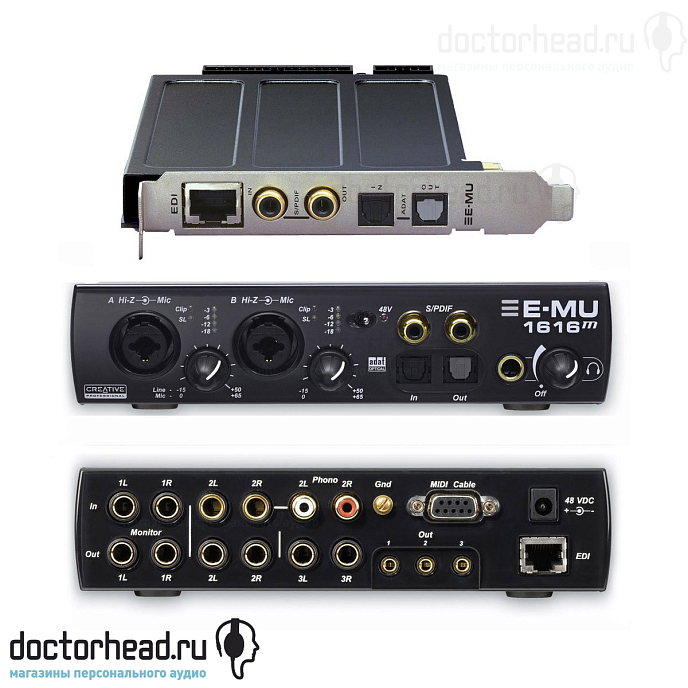 Внутренняя звуковая карта E-MU 1616m PCIe - рис.0