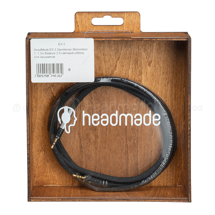 Кабель HeadMade Bennett - Sennheiser Momentum 4 - 2.5mm, 1.2m - рис.1