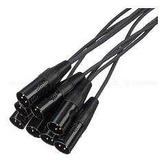 Кабель HeadMade Viper D-Sub (M) to 8*XLR(M) 1.5m