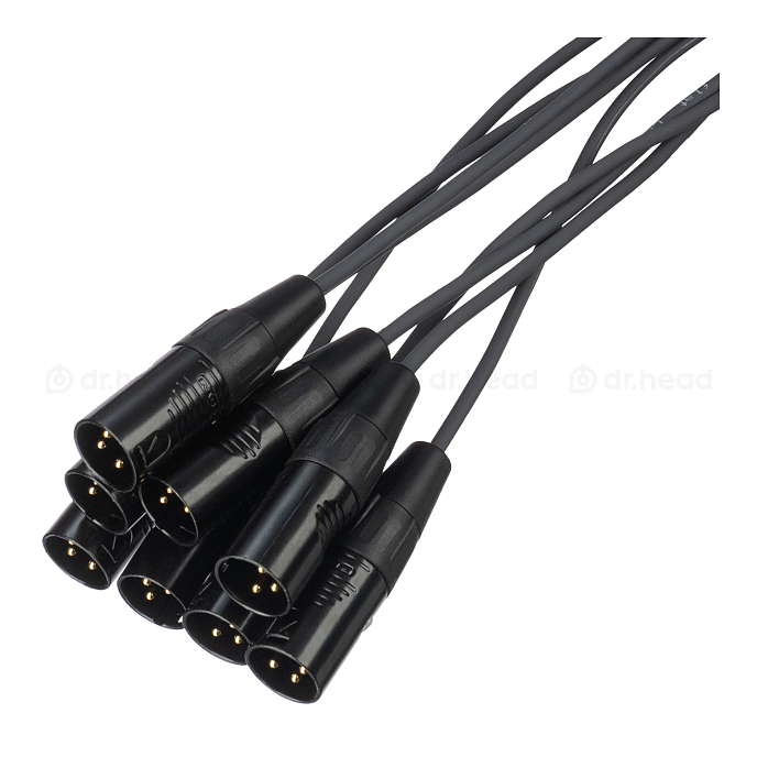 Кабель HeadMade Viper D-Sub (M) to 8*XLR(M) 1.5m - рис.2