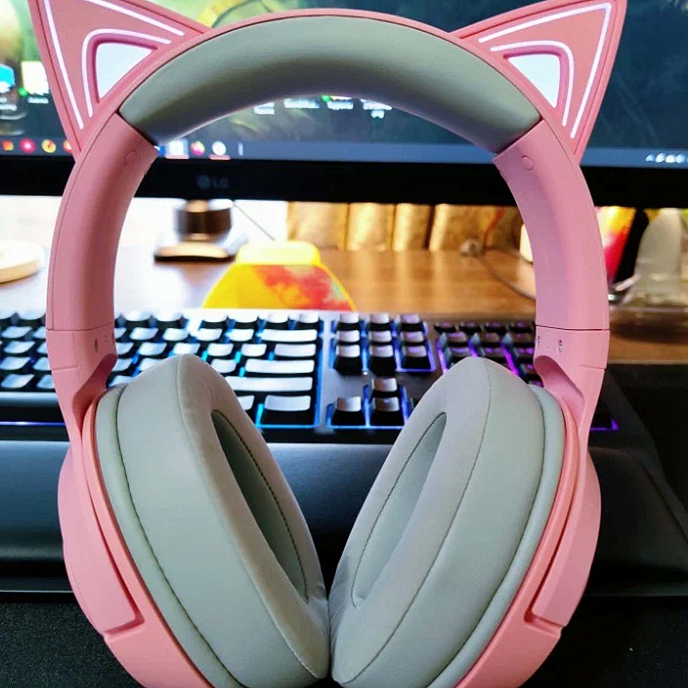 Игровая гарнитура Razer Kraken Kitty Edition Pink - рис.3
