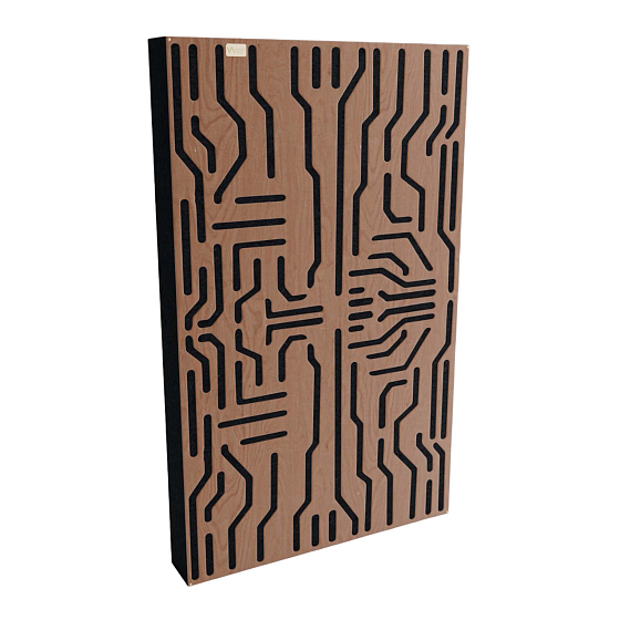 Акустическая панель Acoustic Shield AS Labyrinth Buk 103x63x10cm - рис.0