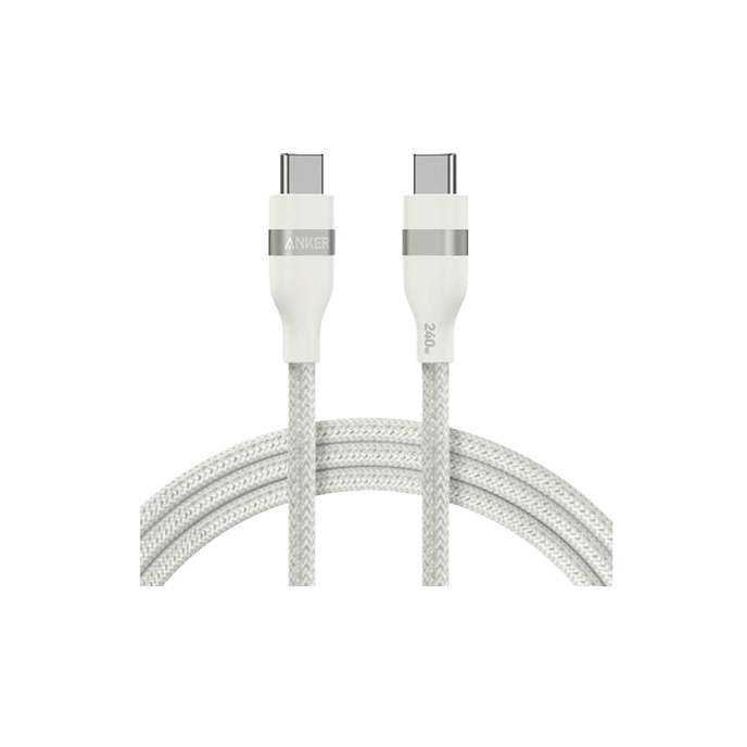 Кабель Anker USB-C/USB-C Cable 240W White 0.9m - рис.1