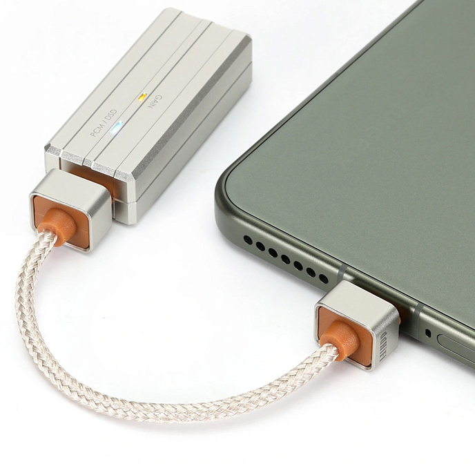 Кабель ddHiFi TC03SS USB-C to USB-C Silver - рис.1