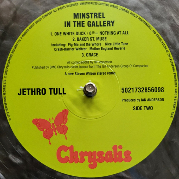 Виниловая пластинка Jethro Tull - Minstrel In The Gallery (coloured) LP - рис.4