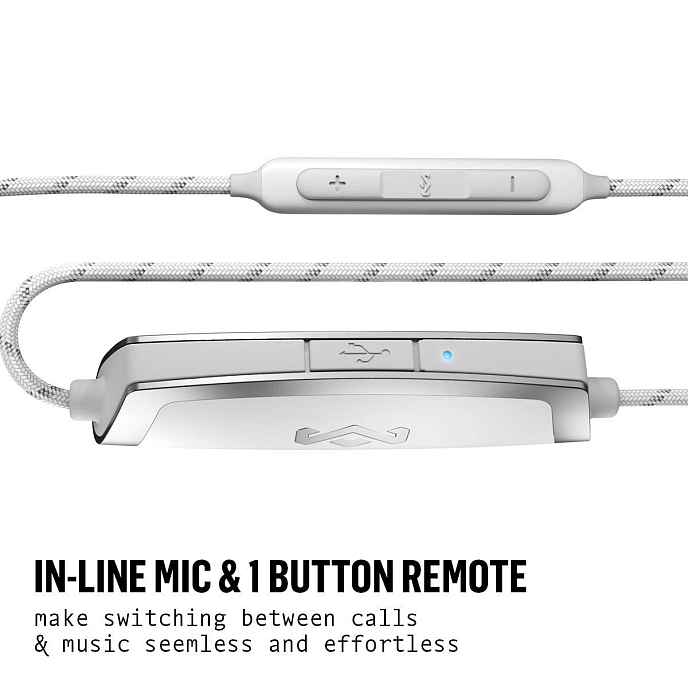 Наушники House of Marley Uplift 2 Wireless Silver - рис.4
