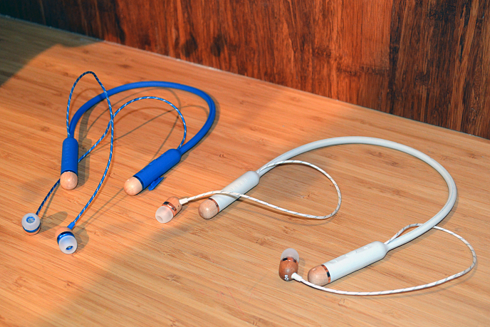 Беспроводные наушники House of Marley Smile Jamaica Wireless Blue - рис.14