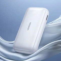 Внешний аккумулятор Ugreen PB501 10000mAh Mini Quick Charging 30W White