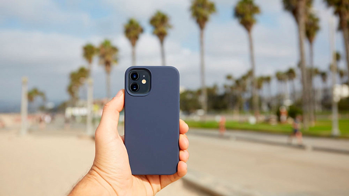 Чехол для смартфонов uBear Touch Mag Safe Case iPhone 12, 12 Pro Blue - рис.11