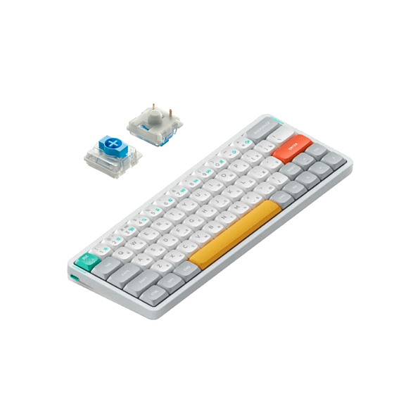 Клавиатура NuPhy Air60 V2 Blue Switch Iconic White - рис.0