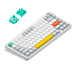 Клавиатура NuPhy Halo75 V2 QMK RGB HotSwap Mint Switch Ionic White - рис.0