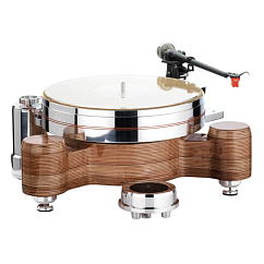 Проигрыватель винила Acoustic Solid Wood Round MPX WTB370 AT740 M2 Light Brown