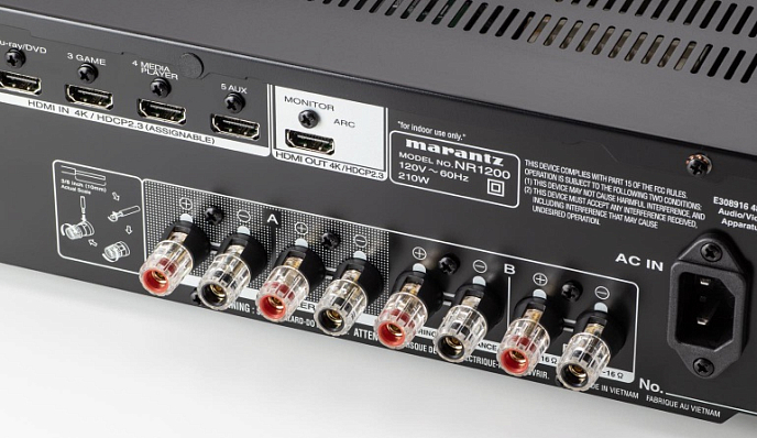 Ресивер Marantz NR1200 Silver Gold - рис.8