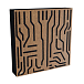 Акустическая панель Acoustic Shield AS Labyrinth Oak 50x50x10cm - рис.0
