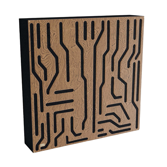 Акустическая панель Acoustic Shield AS Labyrinth Oak 50x50x10cm - рис.0