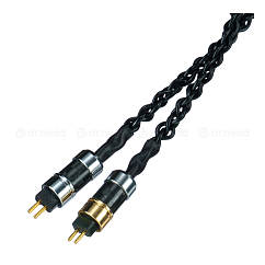 Кабель HeadMade IEM 2-pin - 3.5mm Black 1.2m