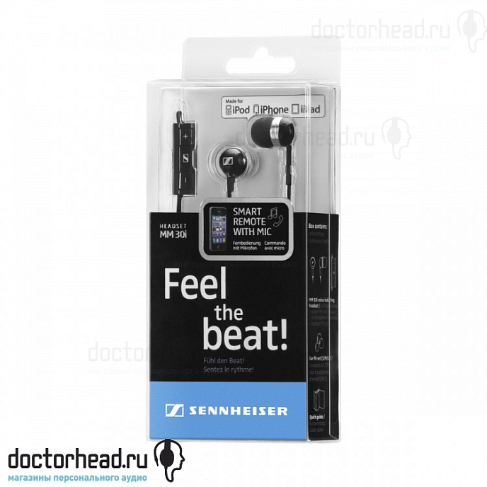 Наушники Sennheiser MM 30 iPhone Black - рис.2