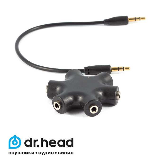 Разветвитель для наушников AXES SPT-6Gex Black - рис.0