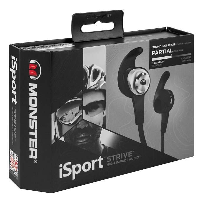 Наушники MONSTER ISPORT STRIVE V2 (BLACK) - рис.4