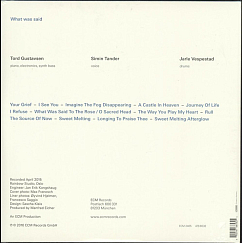 Виниловая пластинка Tord Gustavsen - What Was Said