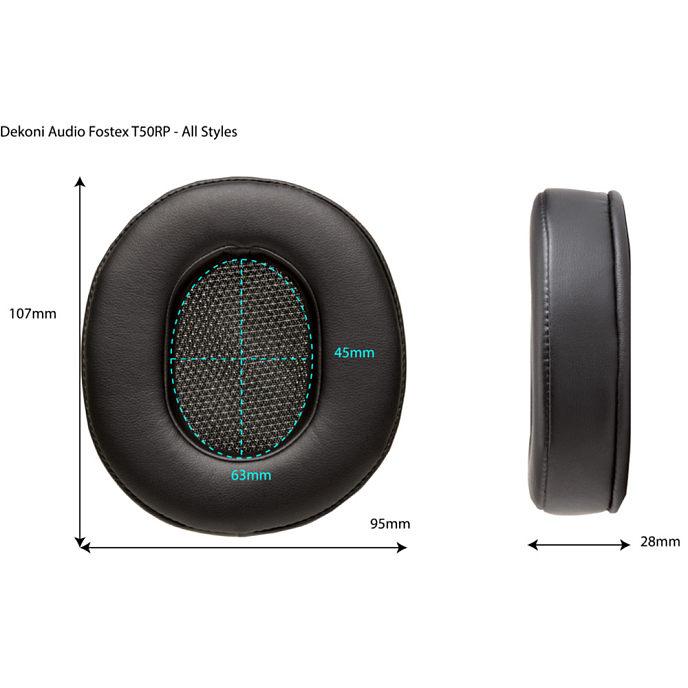 Амбушюры Dekoni Audio Elite Sheepskin Ear Pad Set for Fostex T50RP - рис.1
