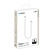 - рис.1 Кабель Deppa USB-C - USB-C 3A 1.2m White - рис.1