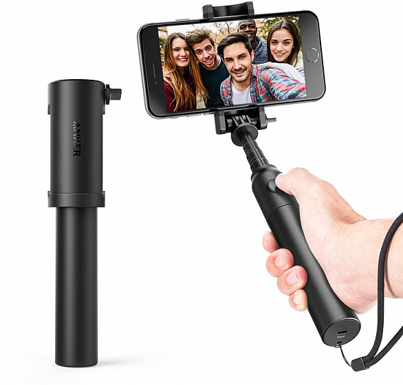 Держатель для телефона Anker selfie stick - рис.0