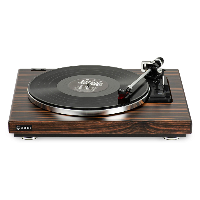 Проигрыватель винила Rekkord Audio F400 (2M Red) Macassar - рис.0