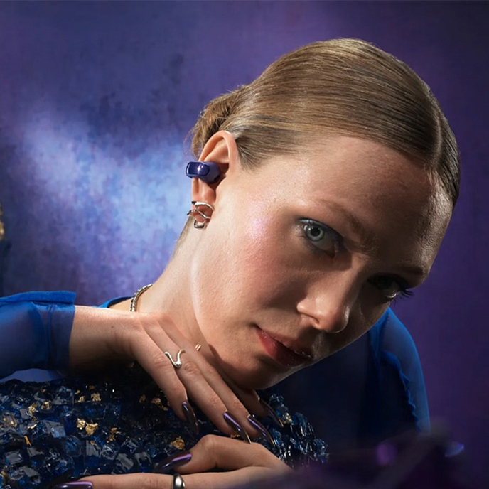 Беспроводные наушники Bose Ultra Open Earbuds Lunar Blue - рис.7