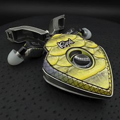 Беспроводные наушники T10 Bespoke Edition Yellow Hypo Python