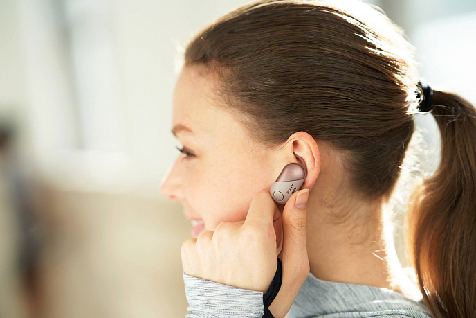 Наушники Sony WF-SP700N Pink - рис.11