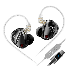 Наушники внутриканальные KZ Duonic Bass Improved Version (With Switches) Type-C With Mic Black