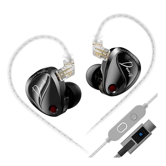 Наушники внутриканальные KZ Duonic Bass Improved Version (With Switches) Type-C With Mic Black - рис.0