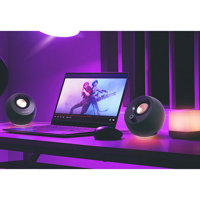 Компьютерные колонки Creative Pebble Pro (with adapter) Black - рис.6