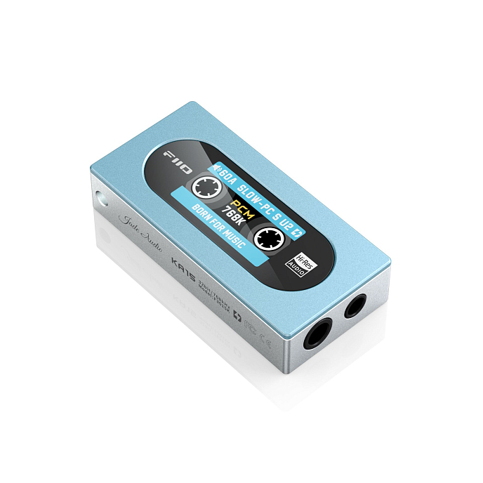 Усилитель для наушников с ЦАП FiiO KA15 Blue - рис.2