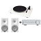 Auris Blues White + Quad Vena II Silver + Amphion Helium510 White