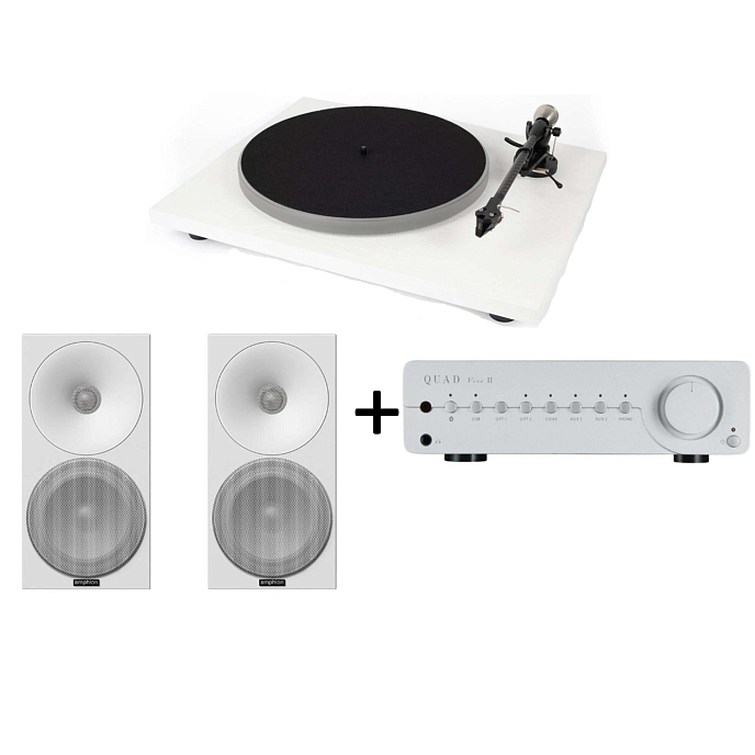 Комплект Auris Blues White + Quad Vena II Silver + Amphion Helium510 White - рис.0