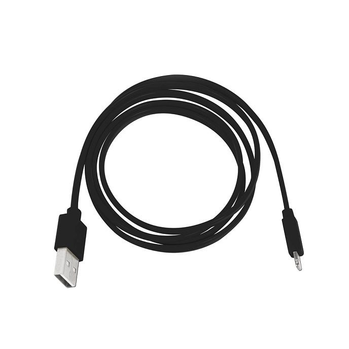 Кабель Rombica Digital MR-01 Lightning Black - рис.1