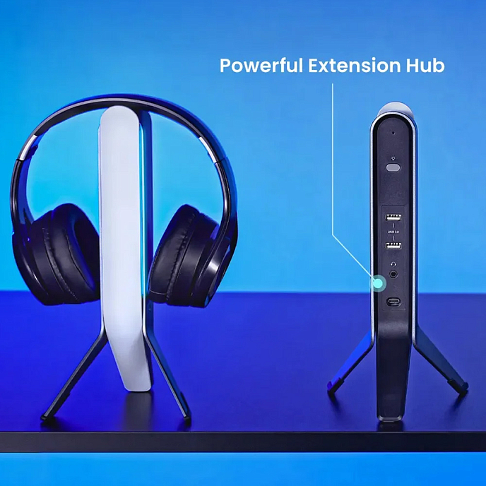 Подставка для наушников Ridberg Creative RGB HPS04-1 Space Grey - рис.4