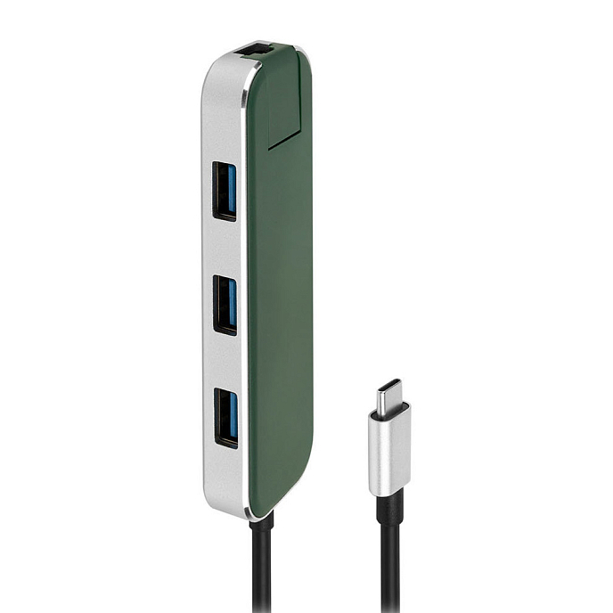 USB HUB Rombica Type-C Chronos Green - рис.3