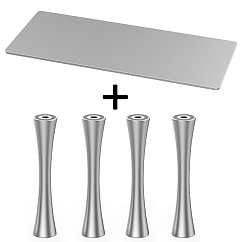 Стол ddHiFi HS650 + SR100 x 4 Anodized Silver/Silver