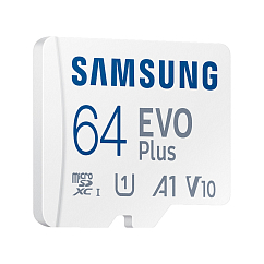 Карта памяти Samsung microSDXC EVO Plus 64GB