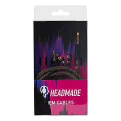 Кабель HeadMade IEM Ultra 2-pin - MultiPlug Black 1.2m