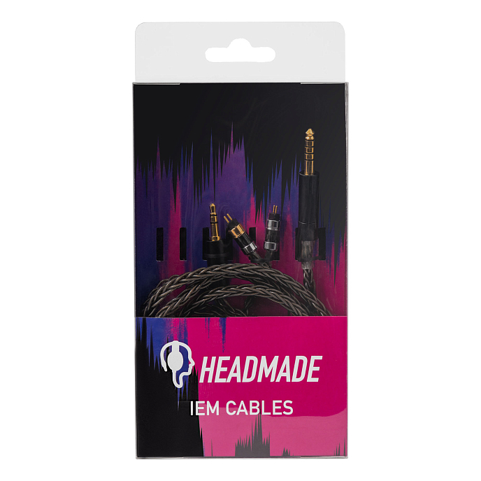 Кабель HeadMade IEM Ultra 2-pin - MultiPlug Black 1.2m - рис.4