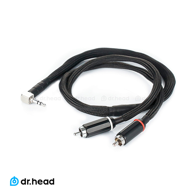 Кабель Dr.Head EX-9 3.5mm - 2 RCA 0.5m - рис.0