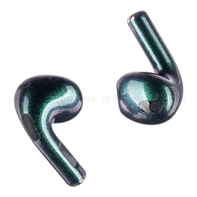 Беспроводные наушники Apple AirPods 3rd Illusion Twilight Green Blue Total Gloss - рис.7